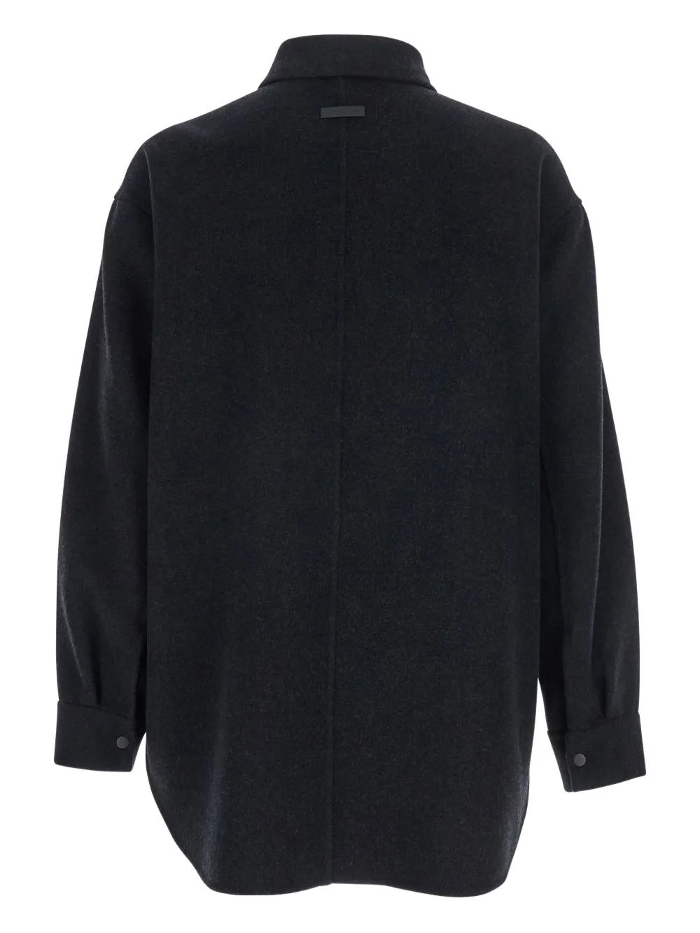 Fear Of God Button-fastening Wool Shirt In Black
