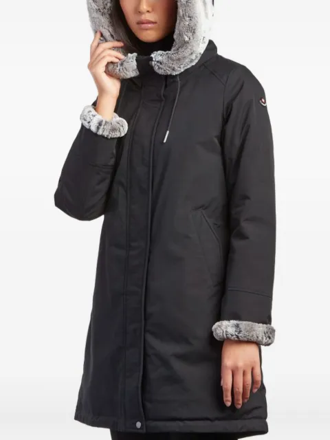 Canadiens faux-fur-trimmed hooded coat