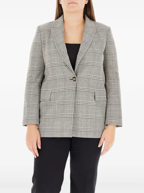ELENA MIRO` checked blazer