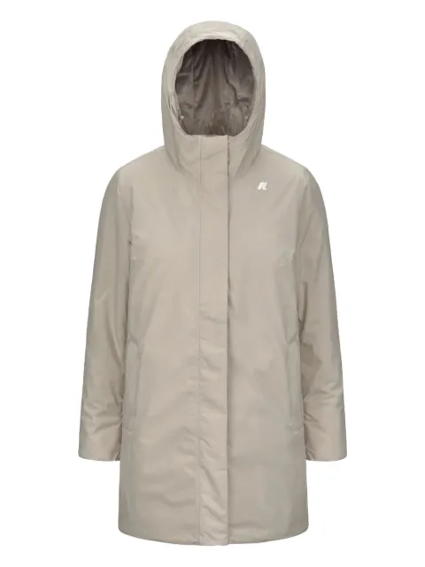 K-Way logo-detail hooded jacket