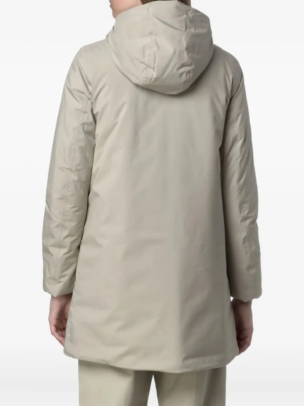 K-Way Jack met capuchon en logodetail Beige