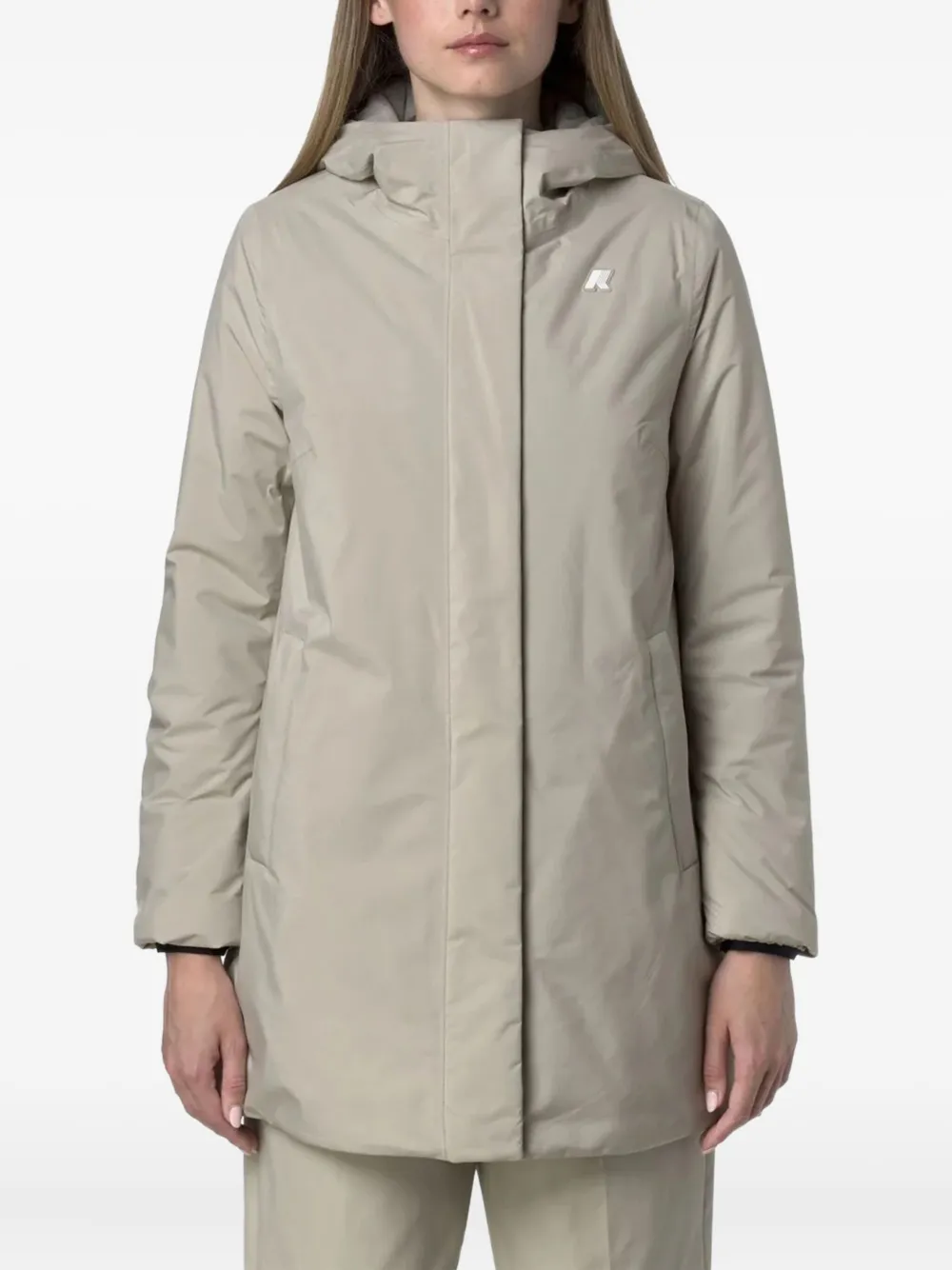 K-Way logo-detail hooded jacket | Oversized Jackets | Image 2