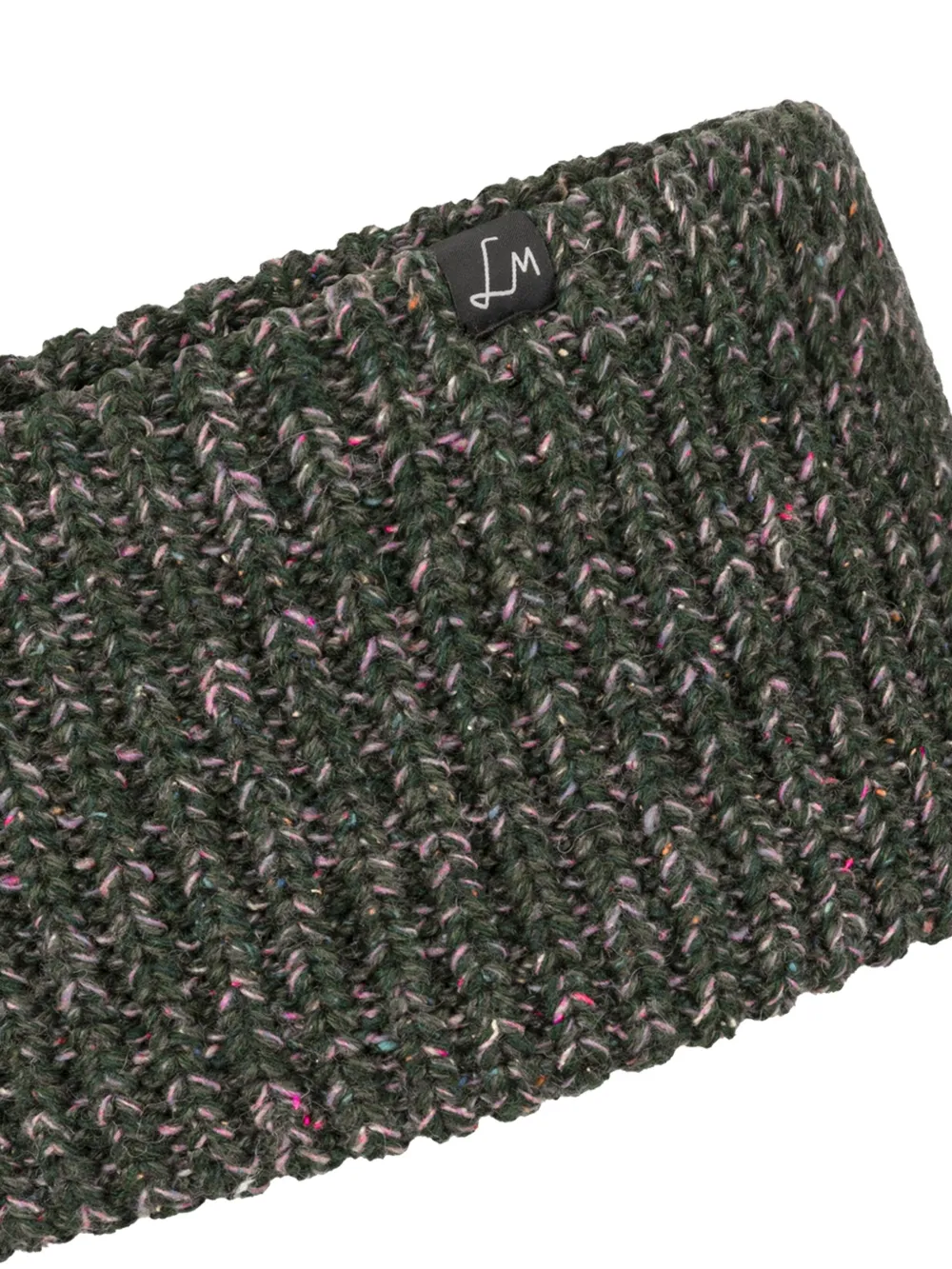 Lamunt Ribbed-knit Headband In Green