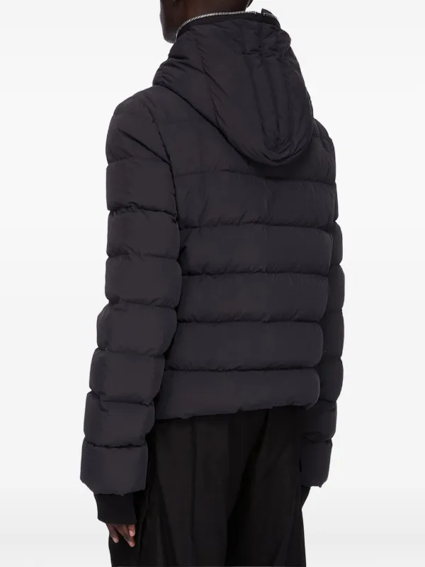 Rick Owens フーデッド パデッドジャケット | ブラック | FARFETCH JP