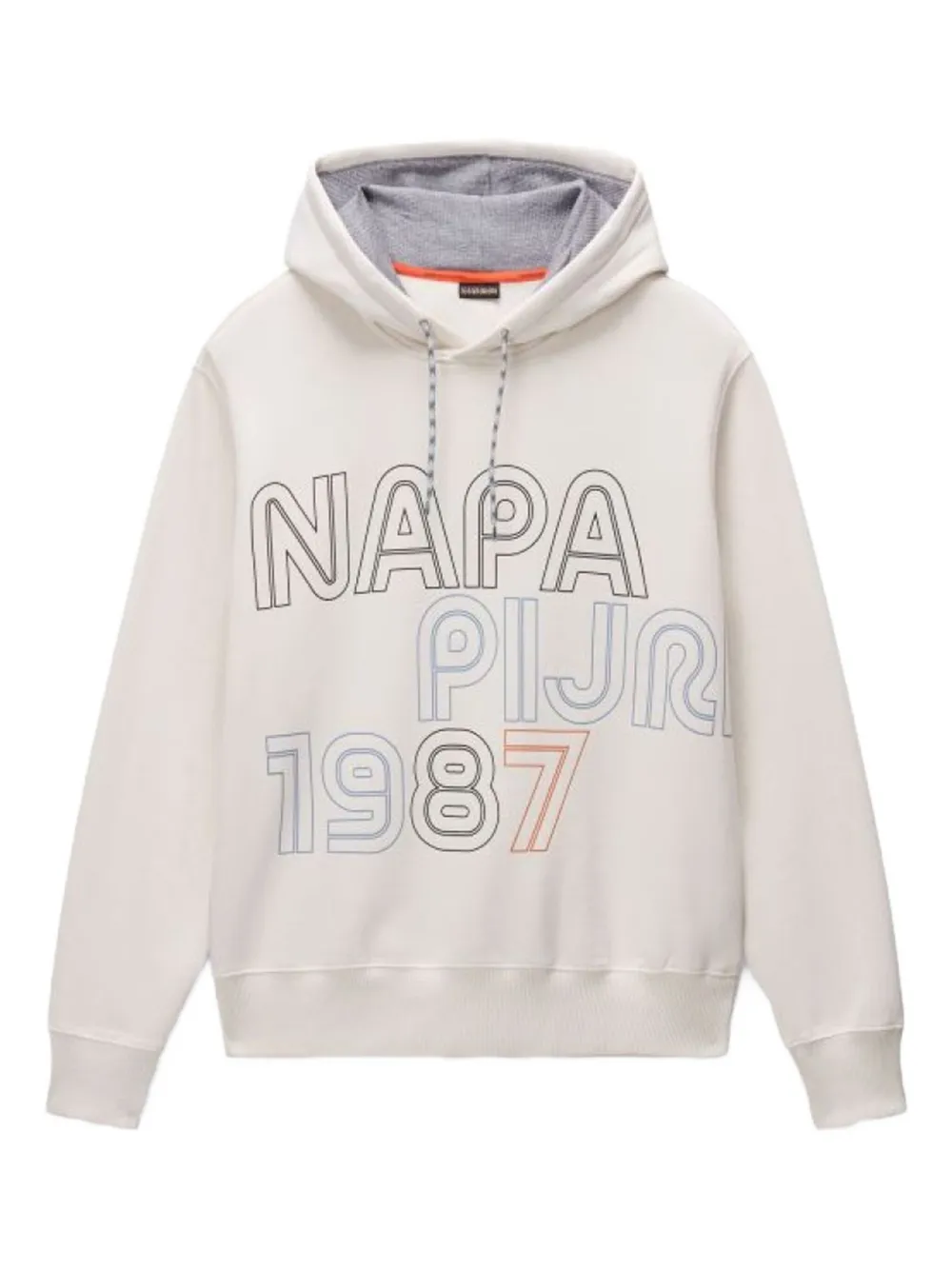 Napapijri  Fiemme logo-print hoodie | Neutrals | Image 1