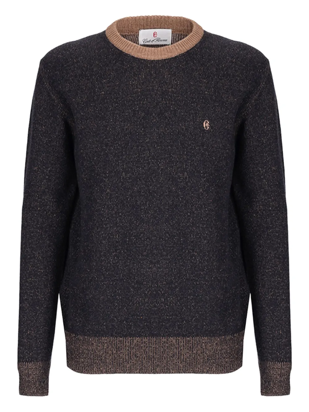 CONTE OF FLORENCE wool crew-neck jumper | Blue | Image 1