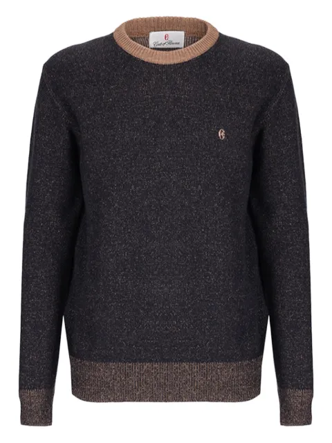 CONTE OF FLORENCE wool crew-neck jumper