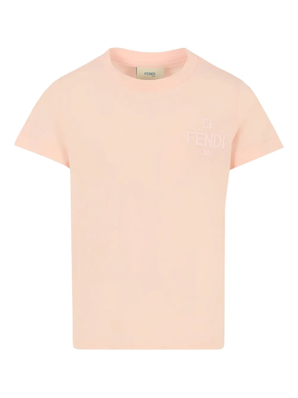 Fendi Kids logo T-shirt | Pink | Image 1