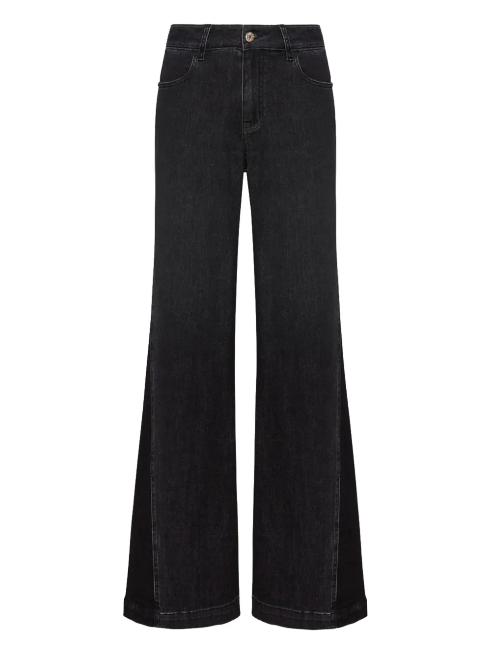 ELENA MIRO` wide-leg jeans | Black | Image 1