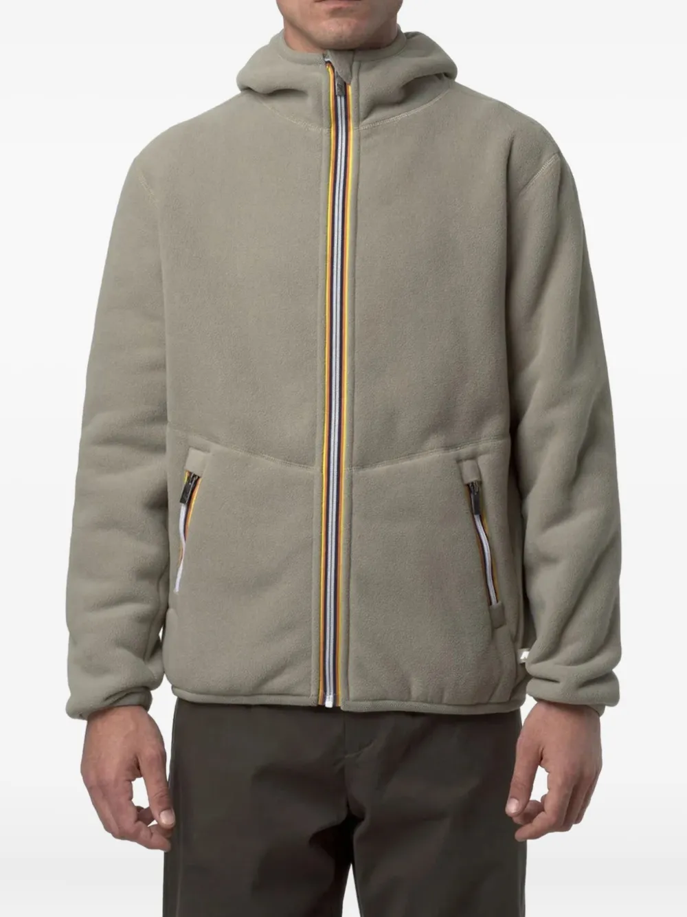 K-Way P. Pascal jack met capuchon Groen