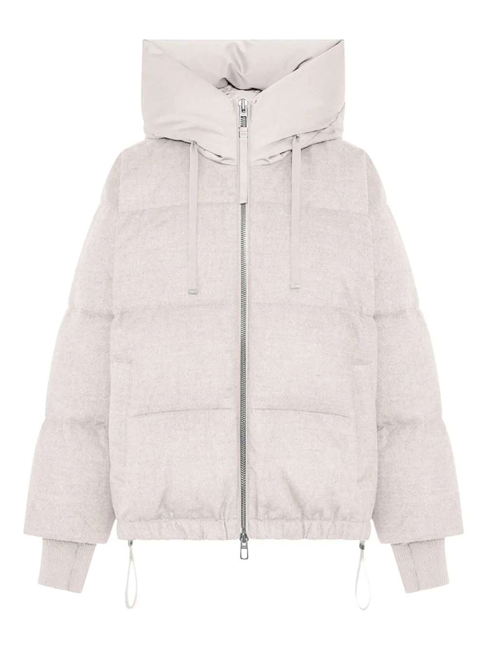 Duno hooded puffer jacket | White | Image 1