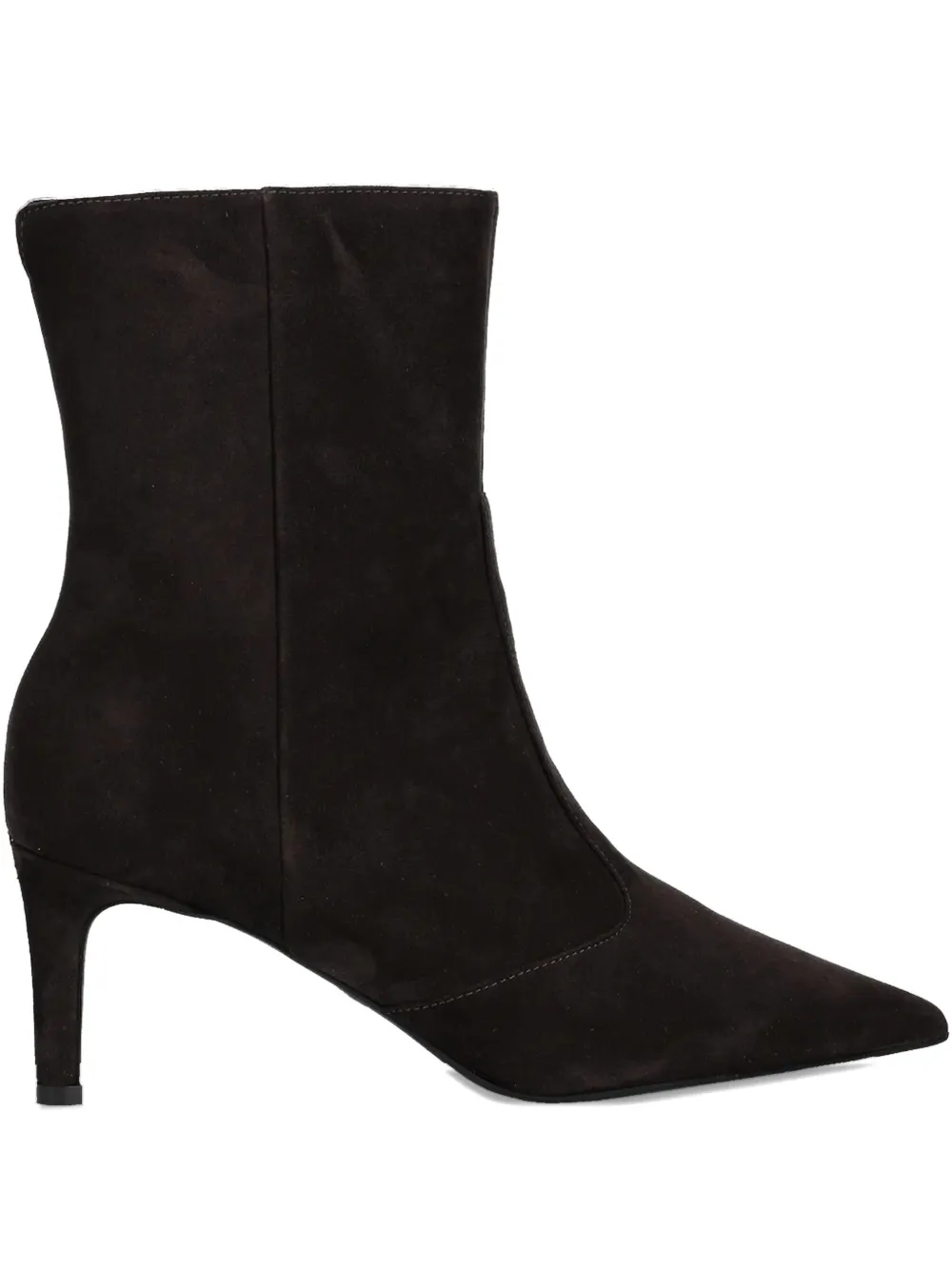 Furla pointed-toe zipped boots Brown