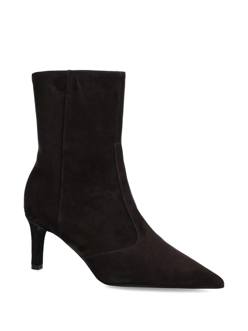 Furla pointed-toe zipped boots Brown