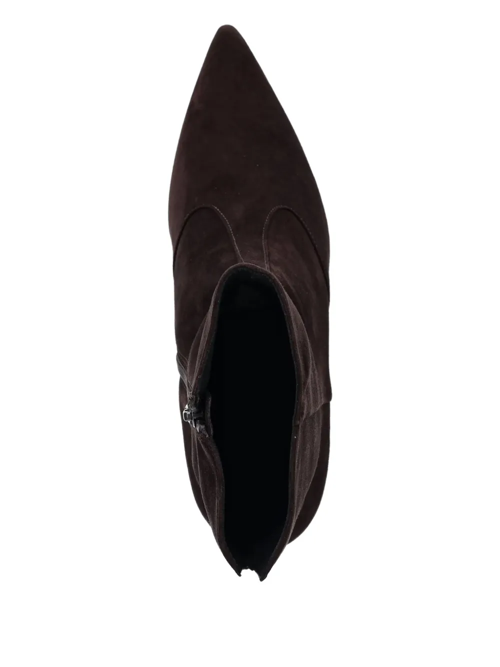 Furla pointed-toe zipped boots Brown