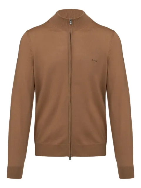 BOSS zip-up cardigan