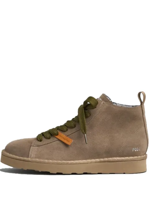 PANCHIC lace-up suede boots