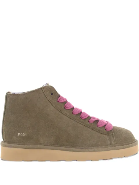 PANCHIC lace-up suede boots