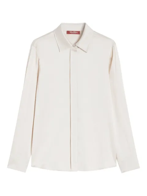Max Mara silk long-sleeve shirt