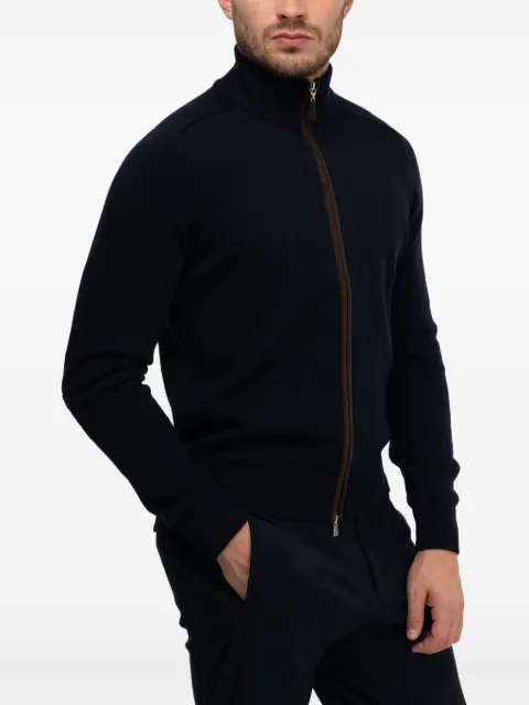 Gran Sasso elbow-patch wool cardigan