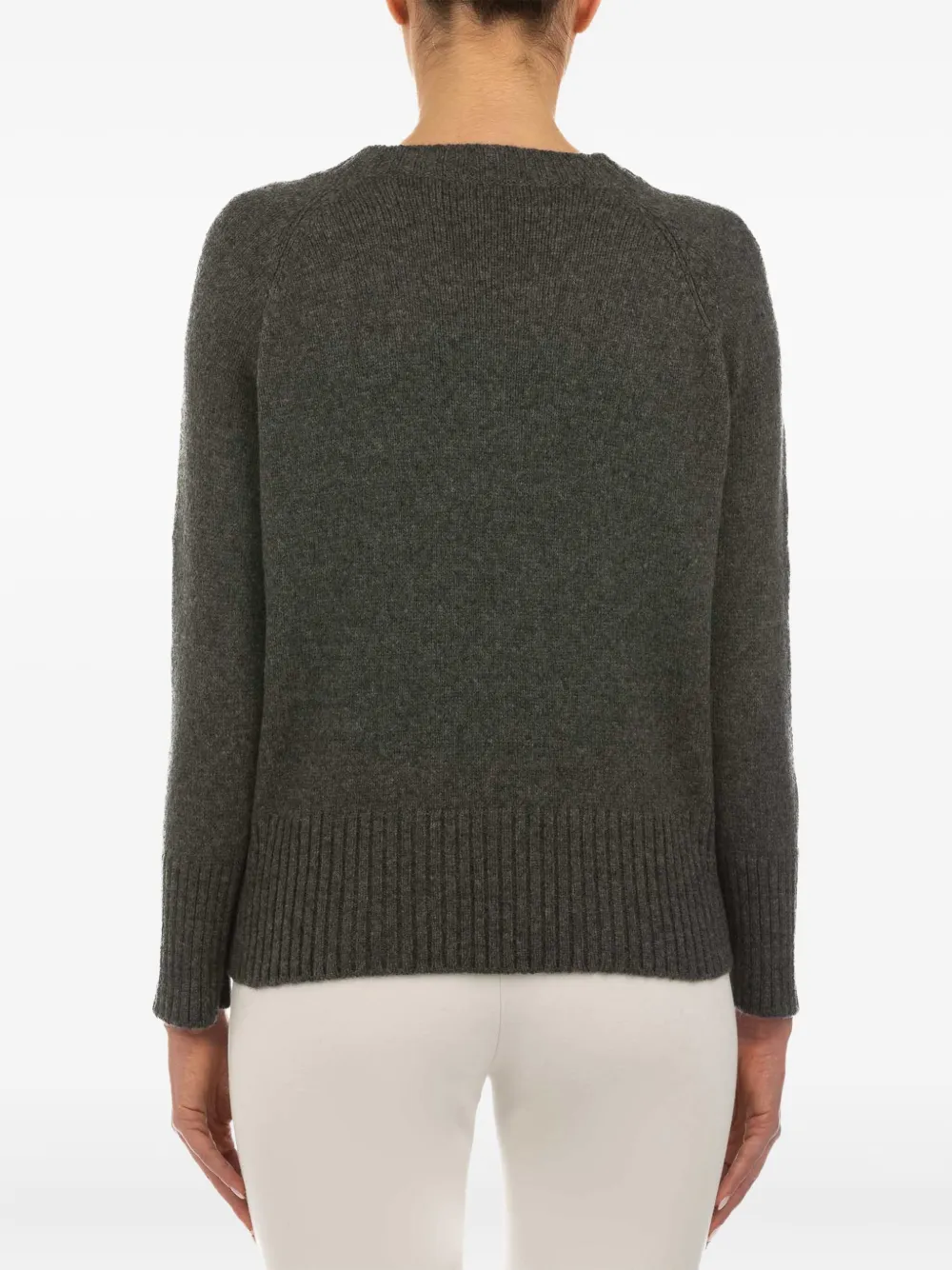 Le Tricot Perugia raglan-sleeves wool sweater | Knitted Sweaters | Image 2