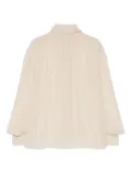 Marella bow-neck balloon-sleeve blouse - Neutrals