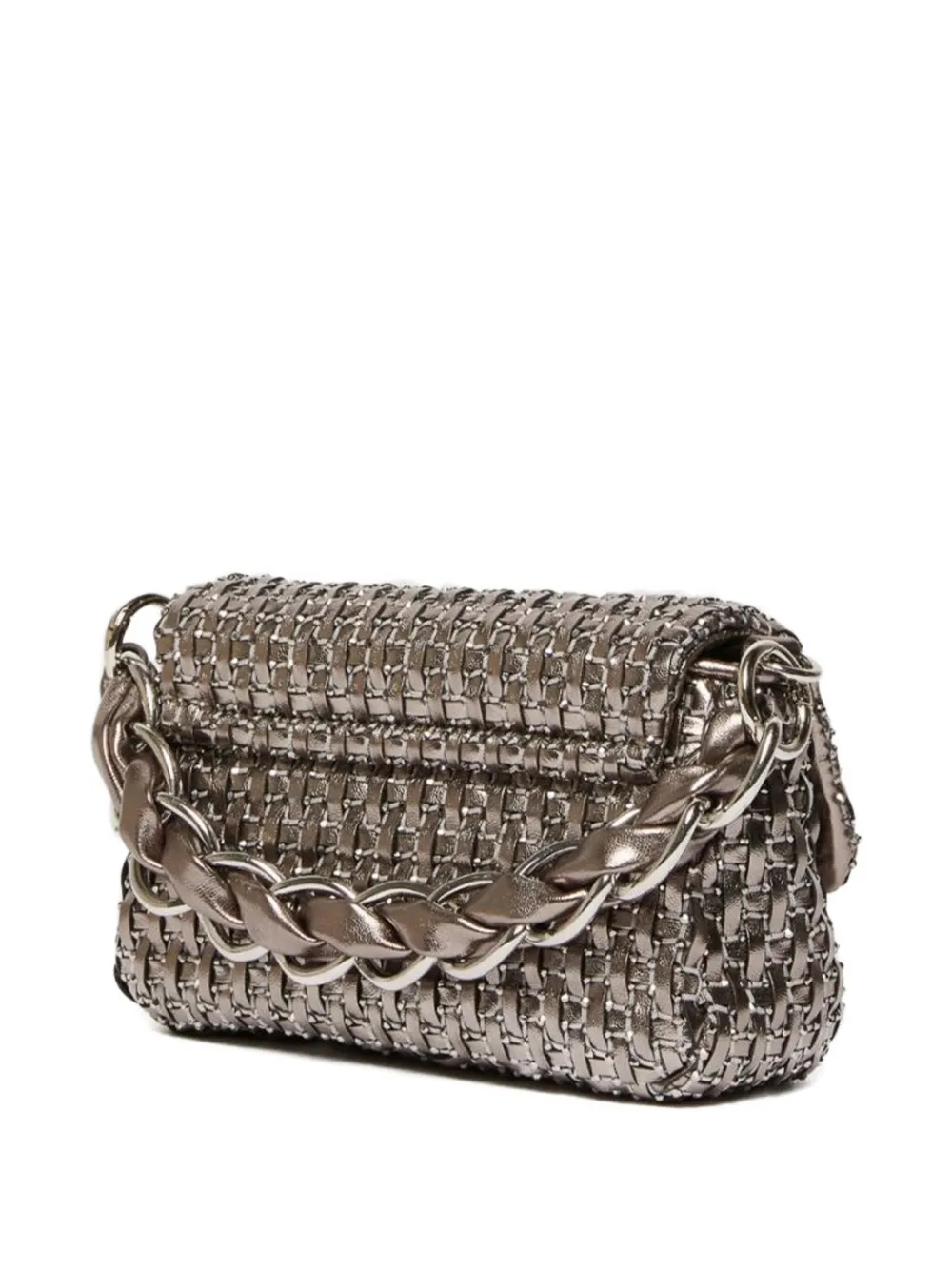 Marella Small Le Muse Chain-strap Shoulder Bag In Silver