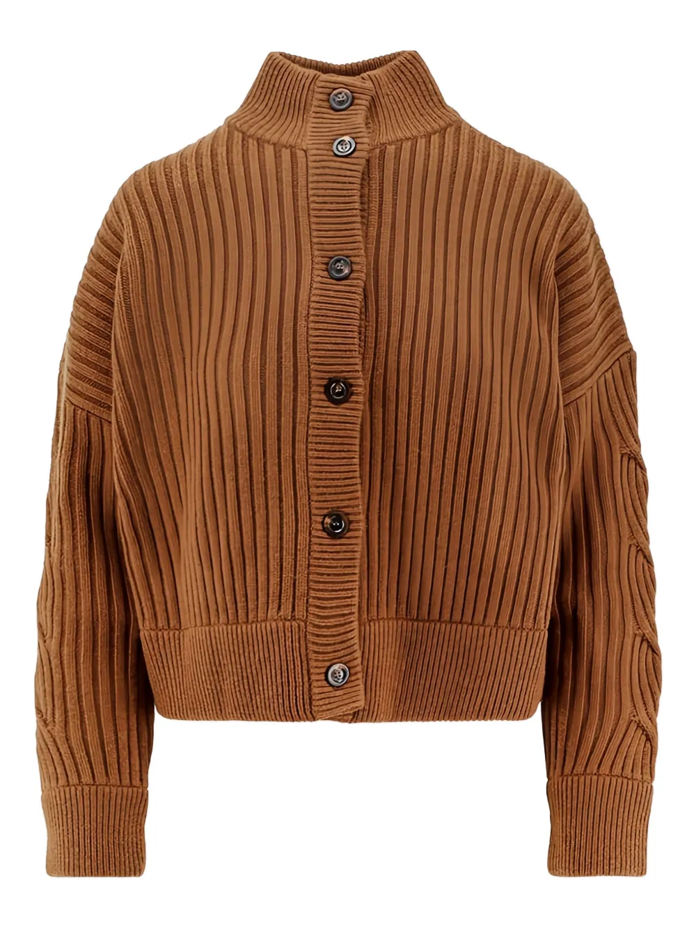 Max Mara Afelio button-fastening cardigan | Brown | Image 1