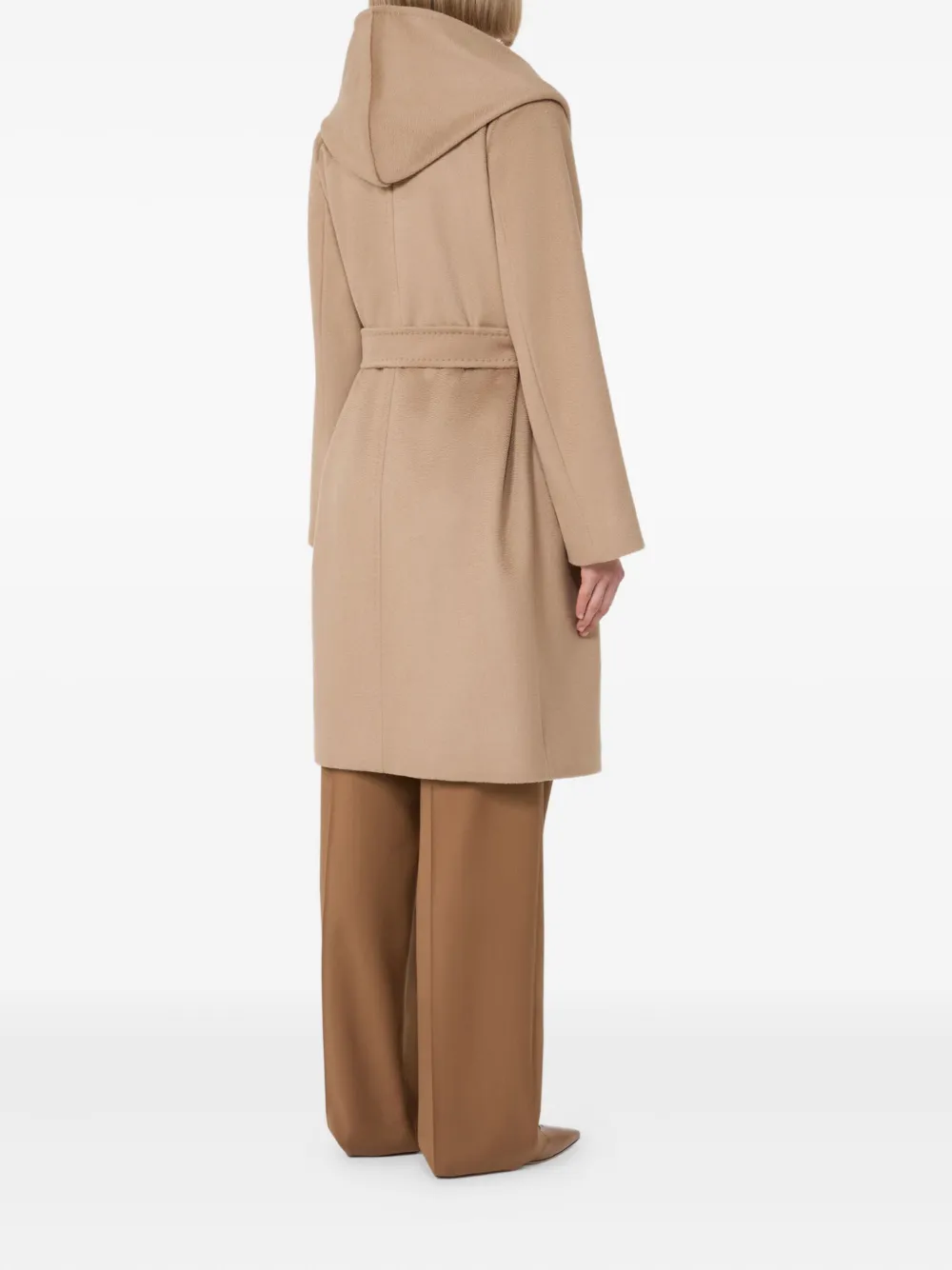 Max Mara Jas met ceintuur Bruin