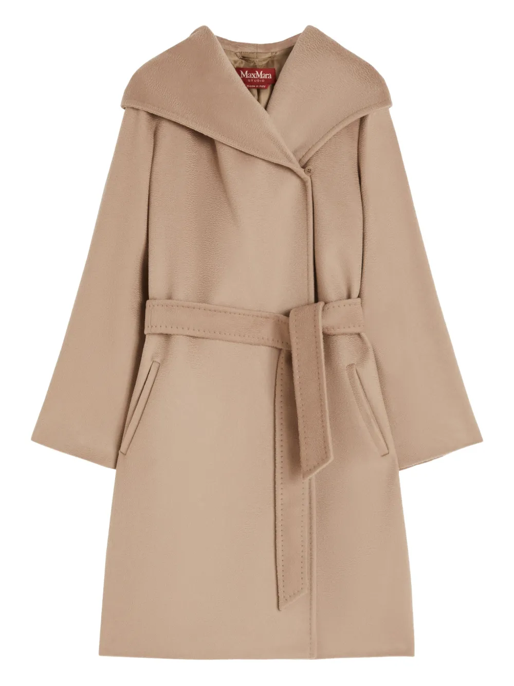 Max Mara hooded belted coat | Brown | Image 1