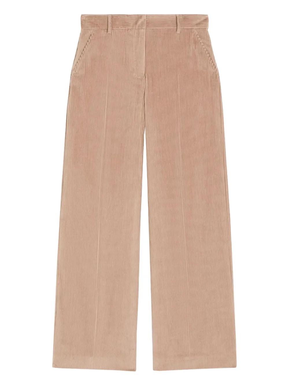 Weekend Max Mara Corduroy Wide-leg Trousers In Neutral