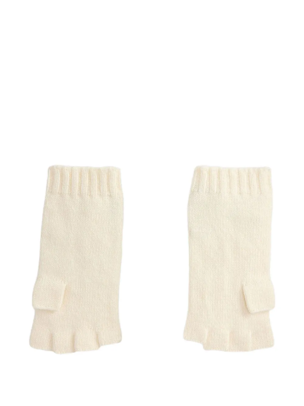 Polo Ralph Lauren cable-knit fingerless gloves - Beige