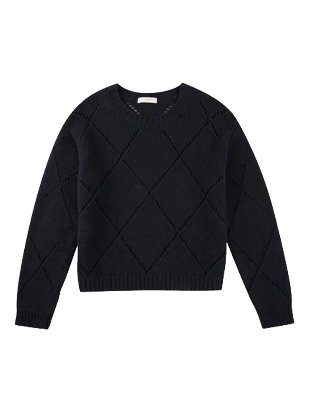 Zanone diamond-pattern sweater - ブルー Zanone diamond-pattern sweater - ブルー