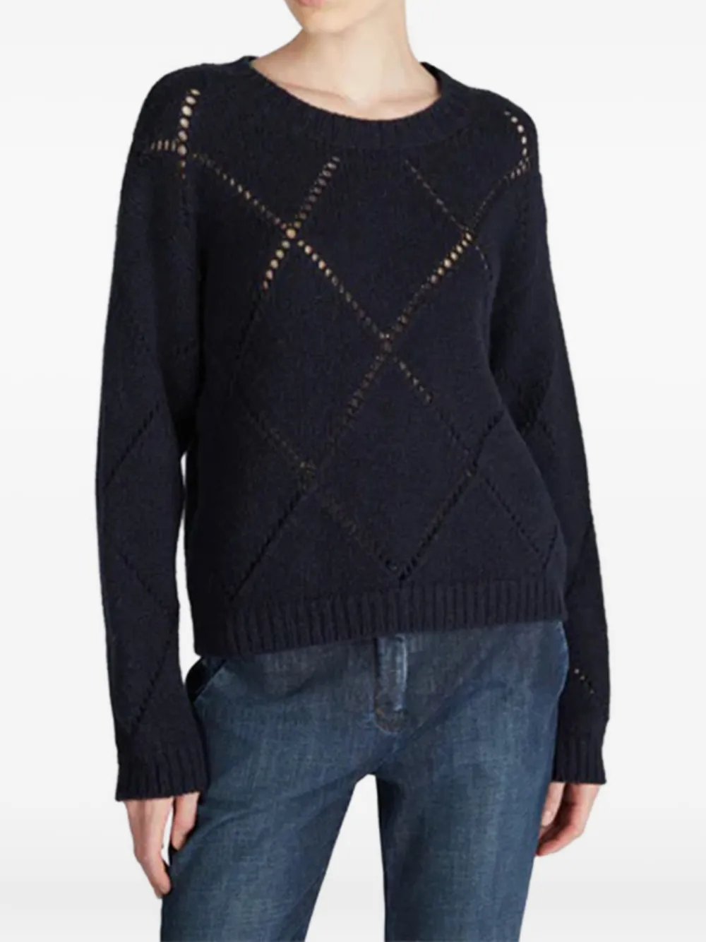 Zanone diamond-pattern sweater | Knitted Sweaters | Image 2