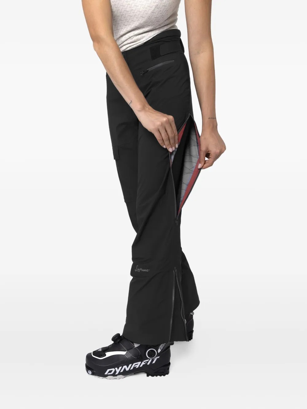 LAMUNT zip-pocket ski trousers - Zwart