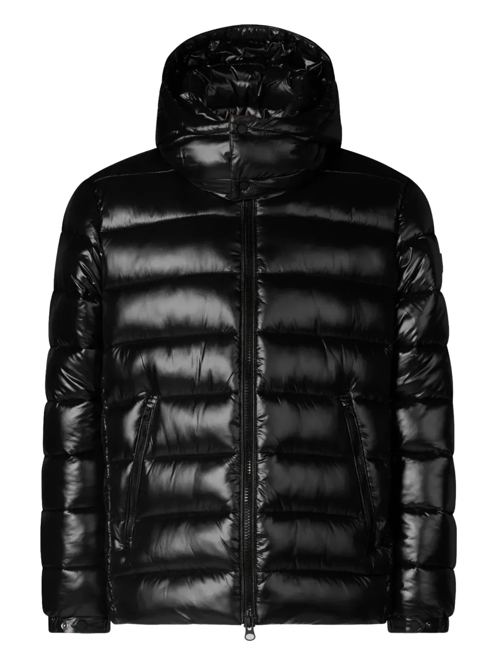 Save The Duck hooded quilted jacket - ブラック Save The Duck hooded quilted jacket - ブラック
