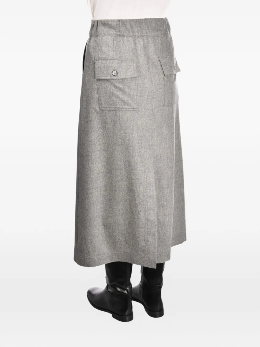 Gran Sasso pockets skirt - Grijs