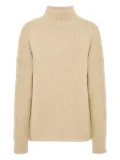 Malo turtleneck ribbed sweater - Neutrals