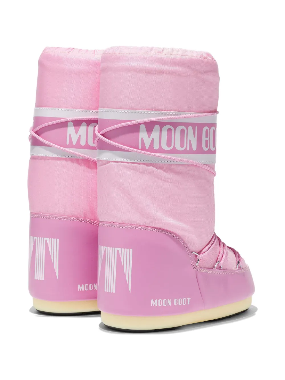Moon Boot Logo-print Snow Boots In Pink