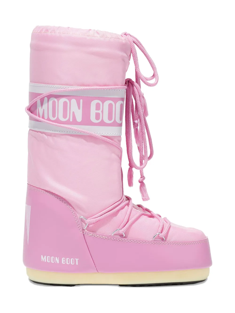 Moon Boot Logo-print Snow Boots In Pink