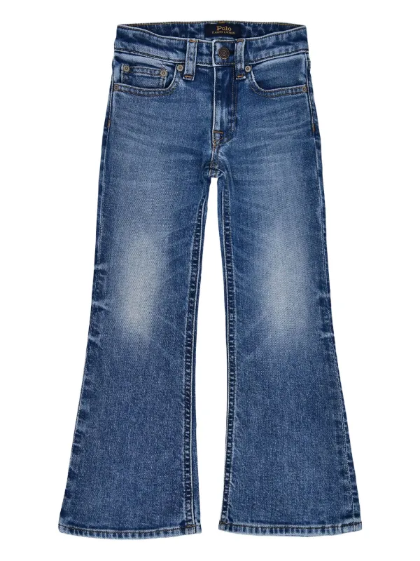 POLO RALPH LAUREN KIDS bell-bottom Jeans Blue FARFETCH