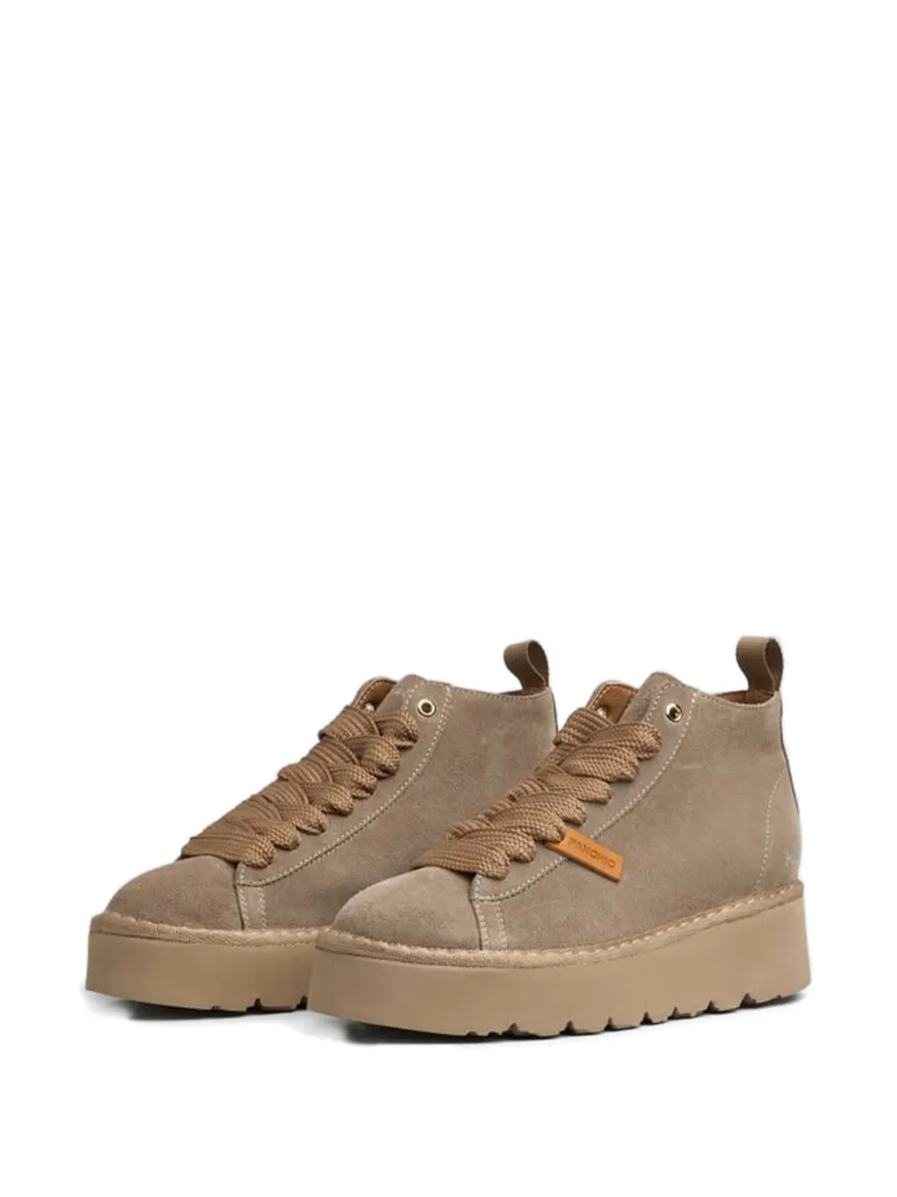 PANCHIC lace-up platform boots Bruin
