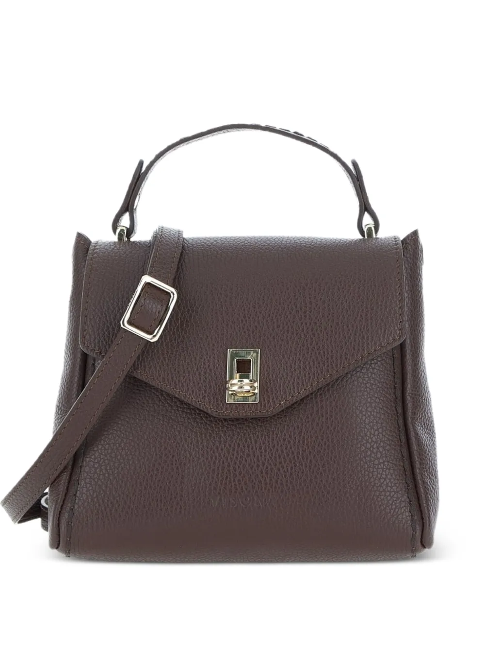 VISONA` bolsa crossbody con cierre giratorio | marrón | Image 1