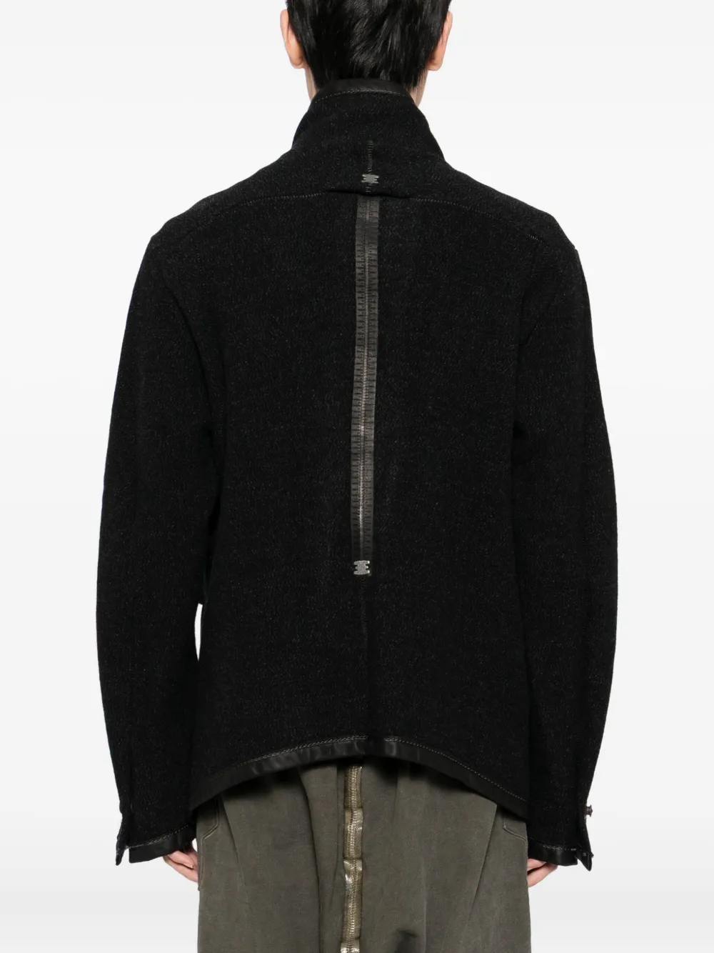 69 By Isaac Sellam Zip-up Jacket In Black