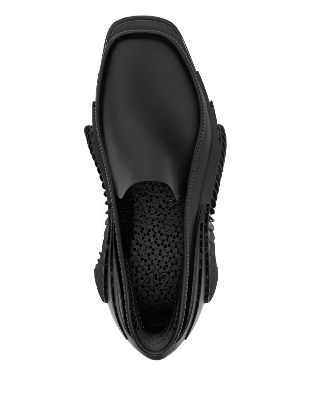 Aliveform Spiralis Loafers In Black