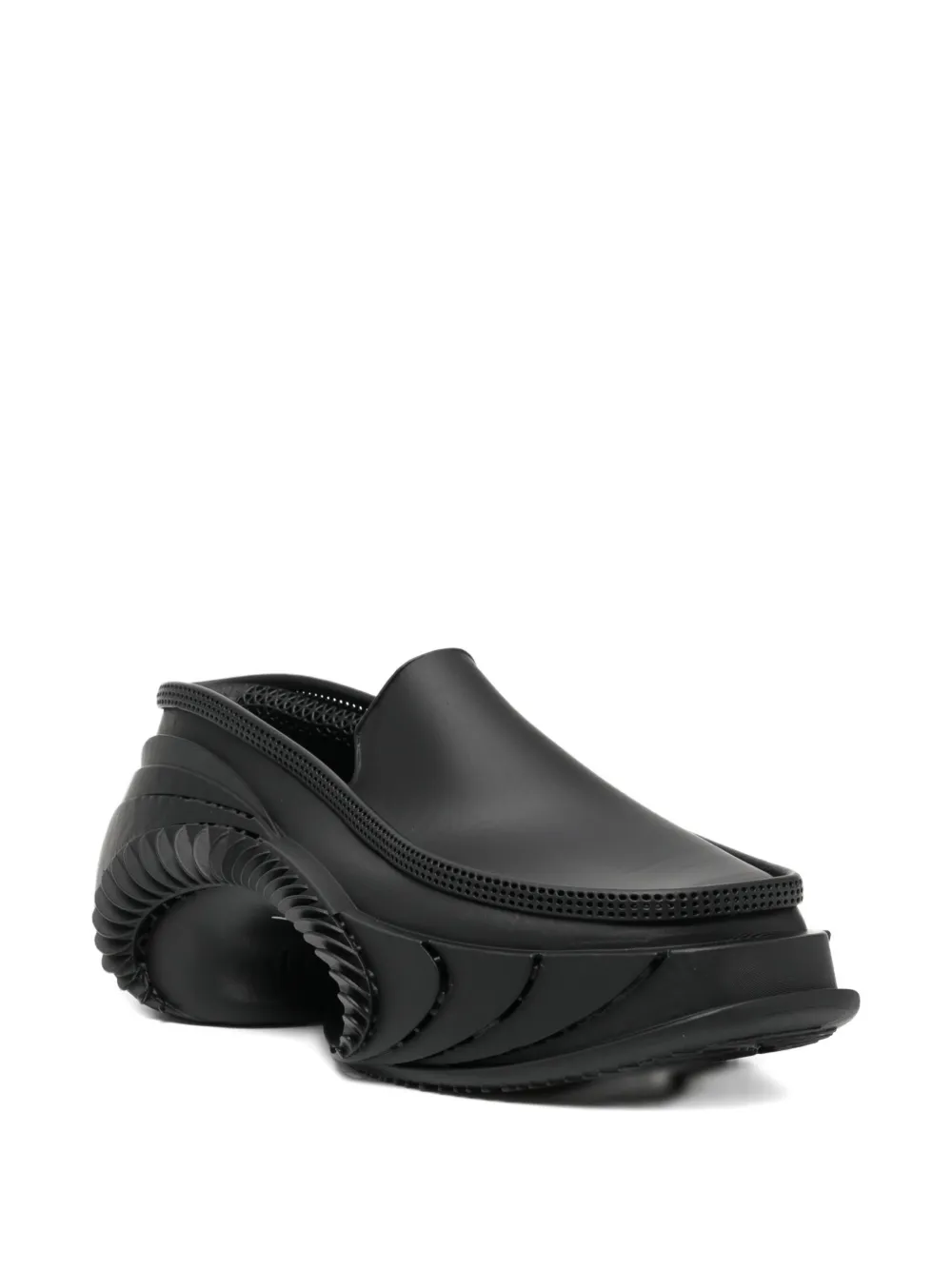 Aliveform Spiralis Loafers In Black