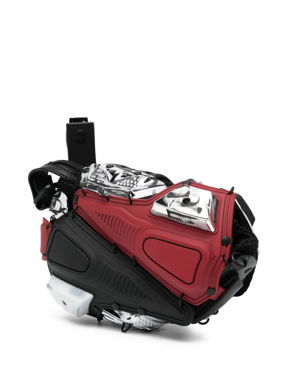 Innerraum Schoudertas met patchwork Zwart