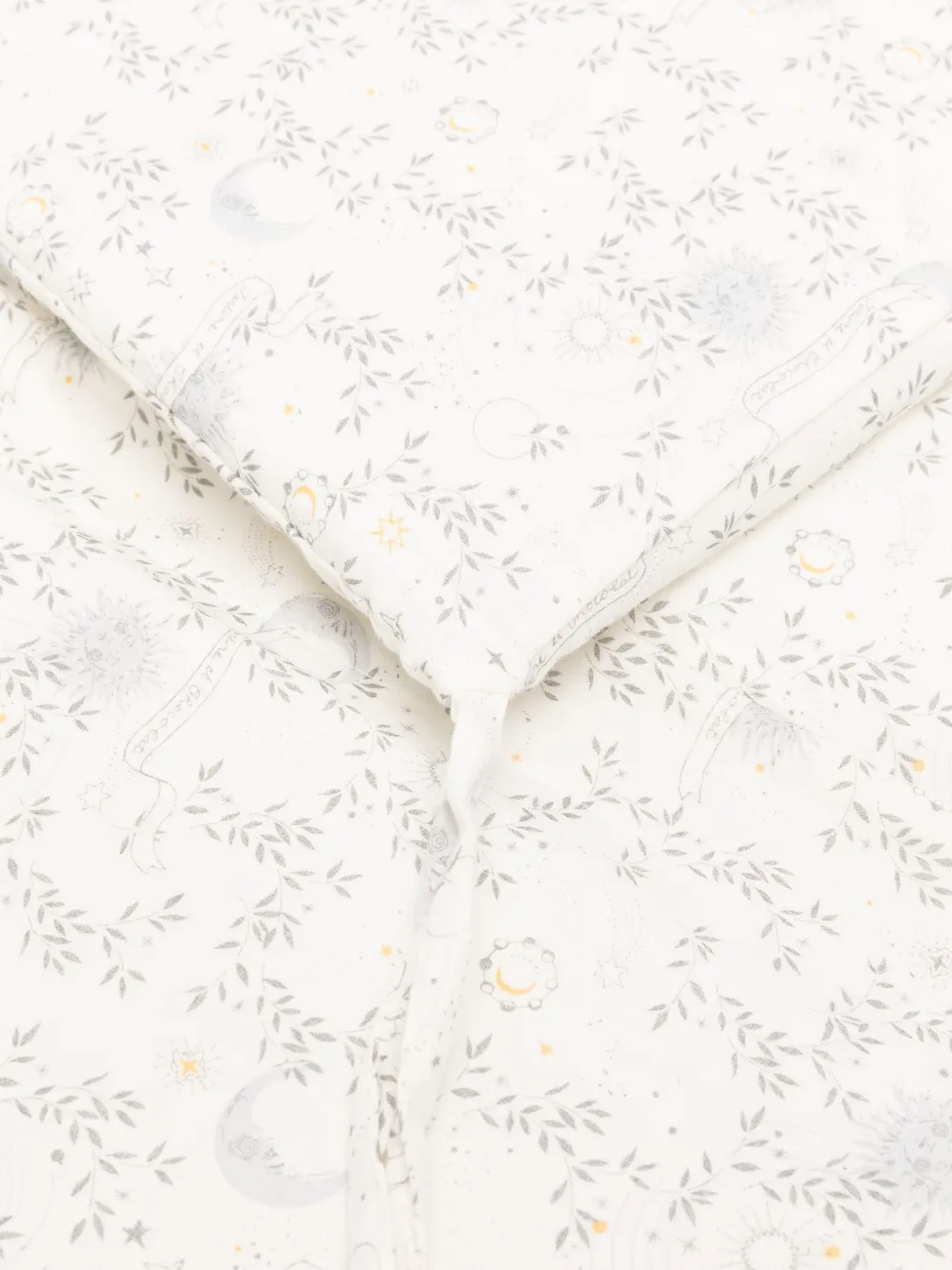 Tartine Et Chocolat Leafs Moons Print Sleep Bag In White