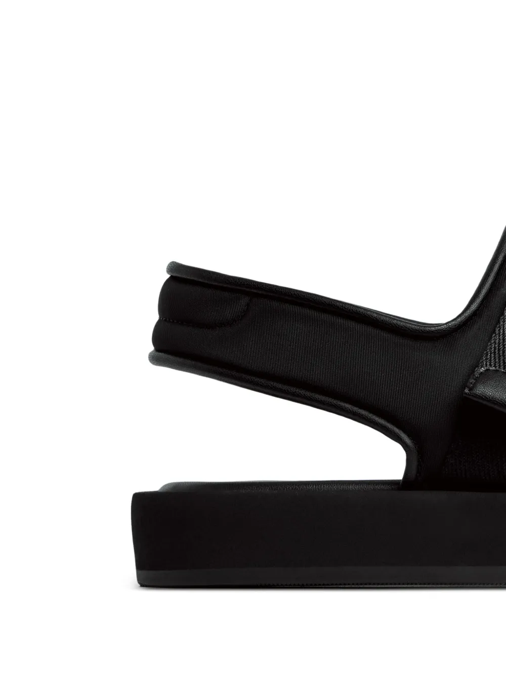 12 STOREEZ touch-strap sandals Black