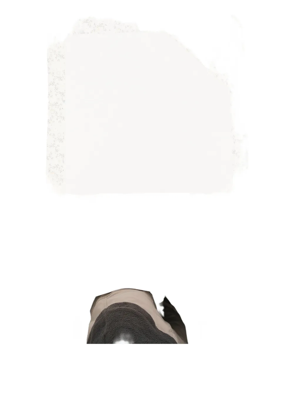 Tartine Et Chocolat print hooded towel | White | Image 1