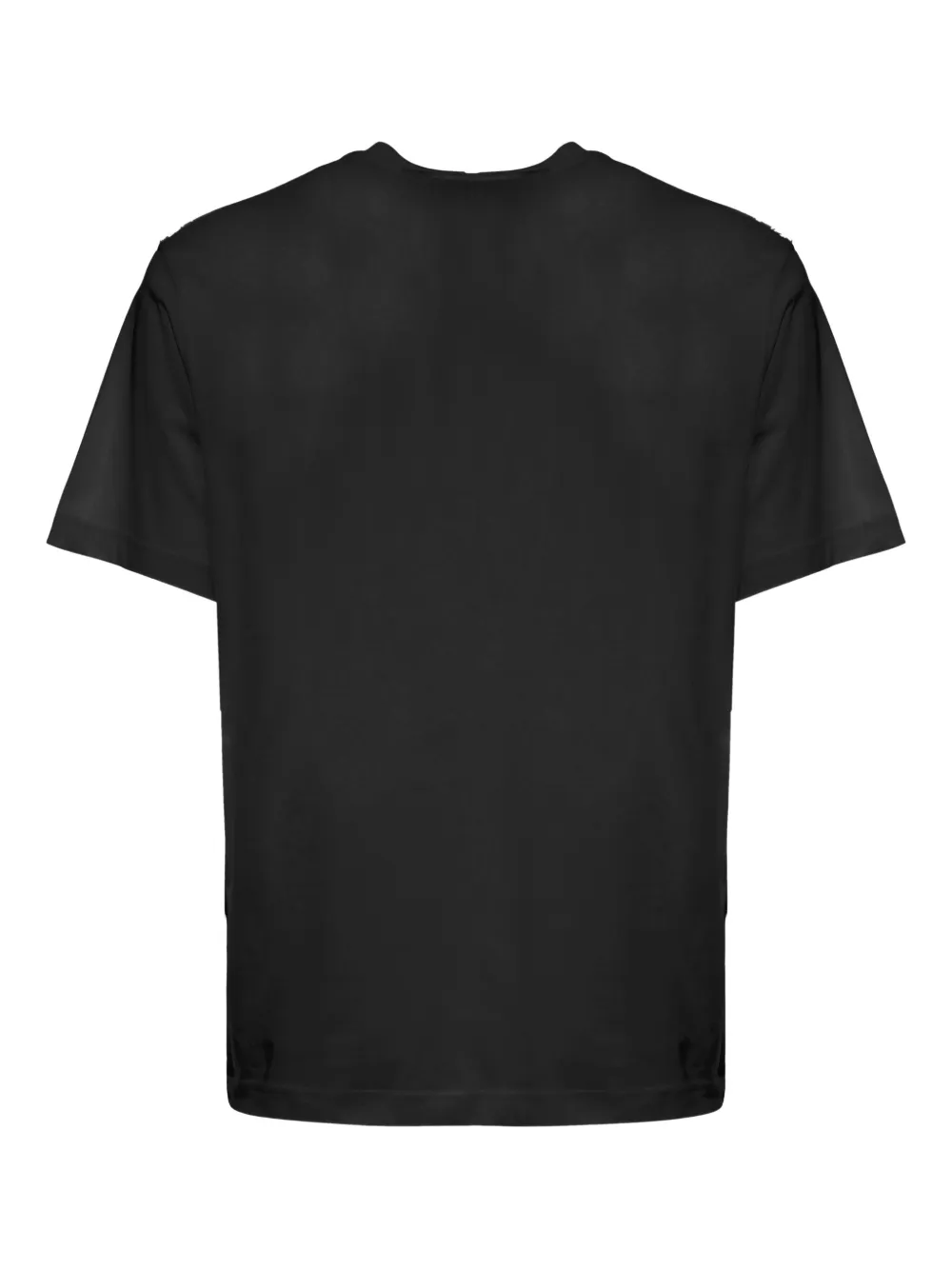 Just Cavalli T-shirt met logoplakkaat - Zwart